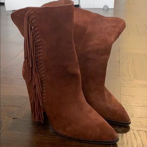 Dolce vita fringe booties